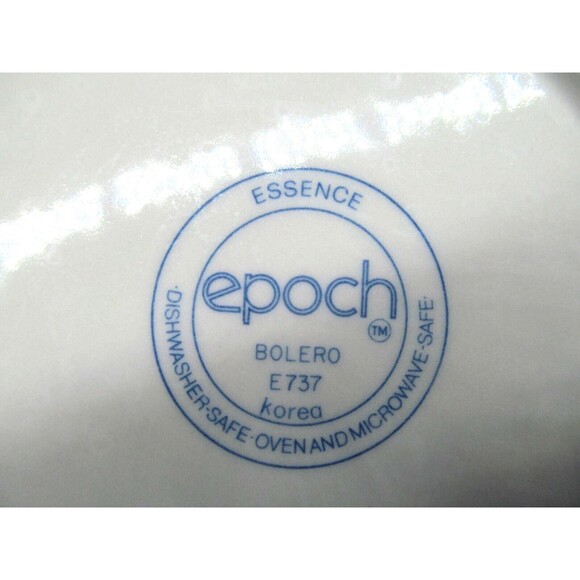 Epoch Essence Stoneware Bolero  7 5/8" Salad Plates Bundle of 4 - Picture 5 of 8